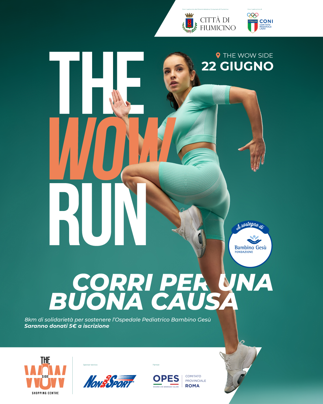 Arriva la 1ª Edizione della THE WOW RUN – Corri per una buona causa!